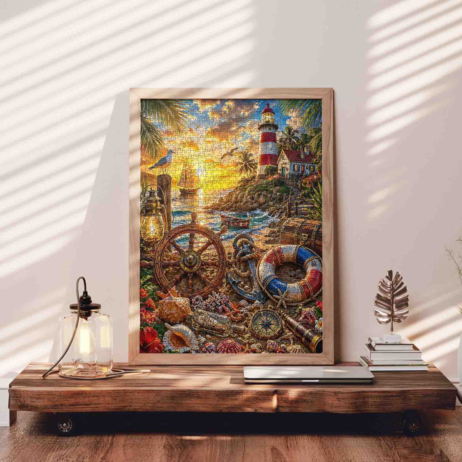 Lighthouse Treasure Coast Jigsaw Puzzle