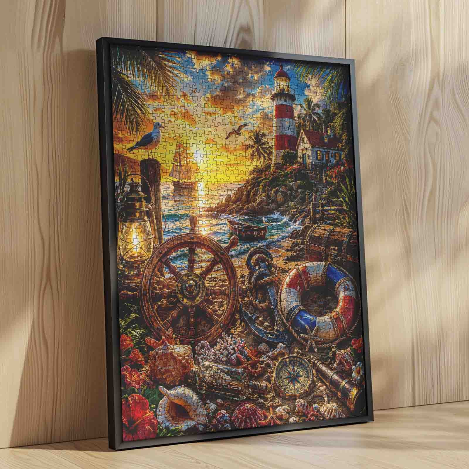 Lighthouse Treasure Coast Jigsaw Puzzle