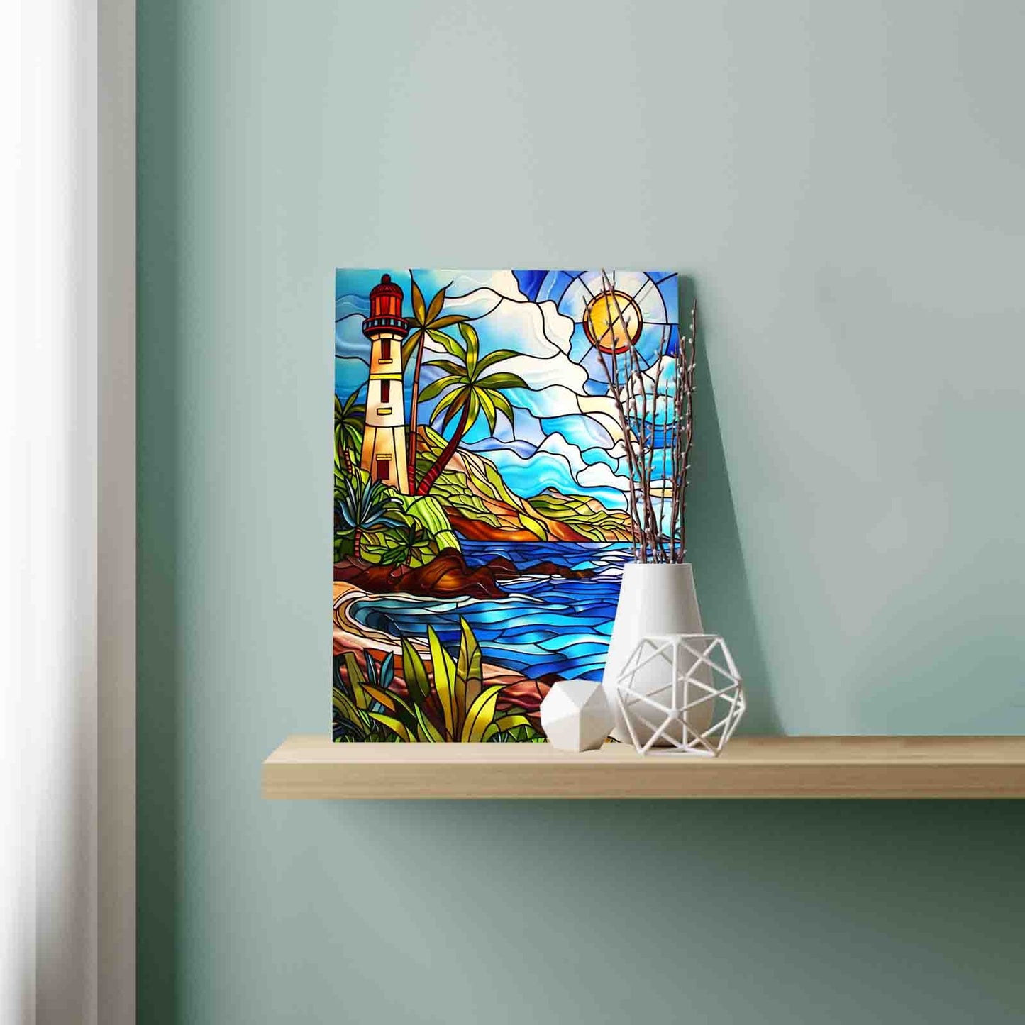 Lighthouse Coastline Paint by Numbers