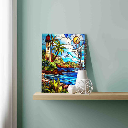 Lighthouse Coastline Paint by Numbers