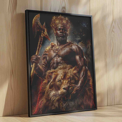 Lion King Warrior Jigsaw Puzzle