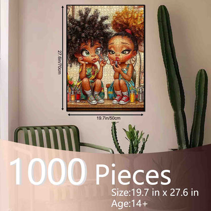 Little Beauty Salon Friends Jigsaw Puzzle