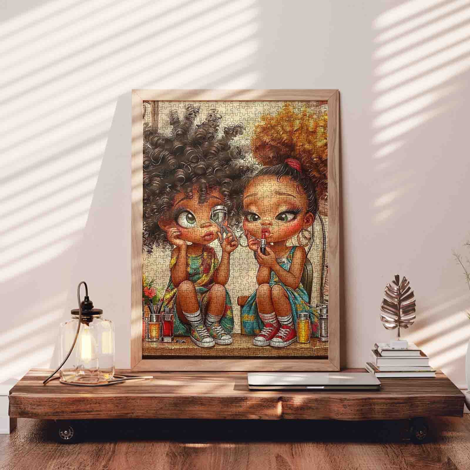 Little Beauty Salon Friends Jigsaw Puzzle