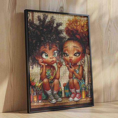 Little Beauty Salon Friends Jigsaw Puzzle