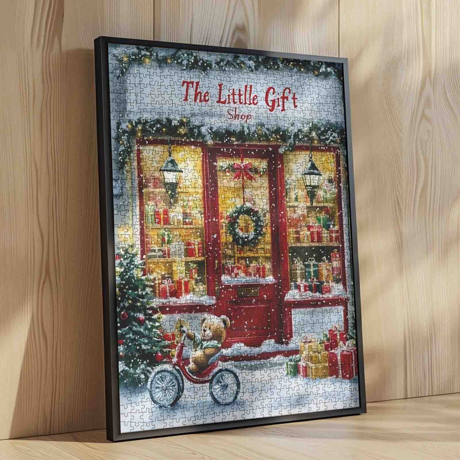 Little Christmas Gift Shop Jigsaw Puzzle