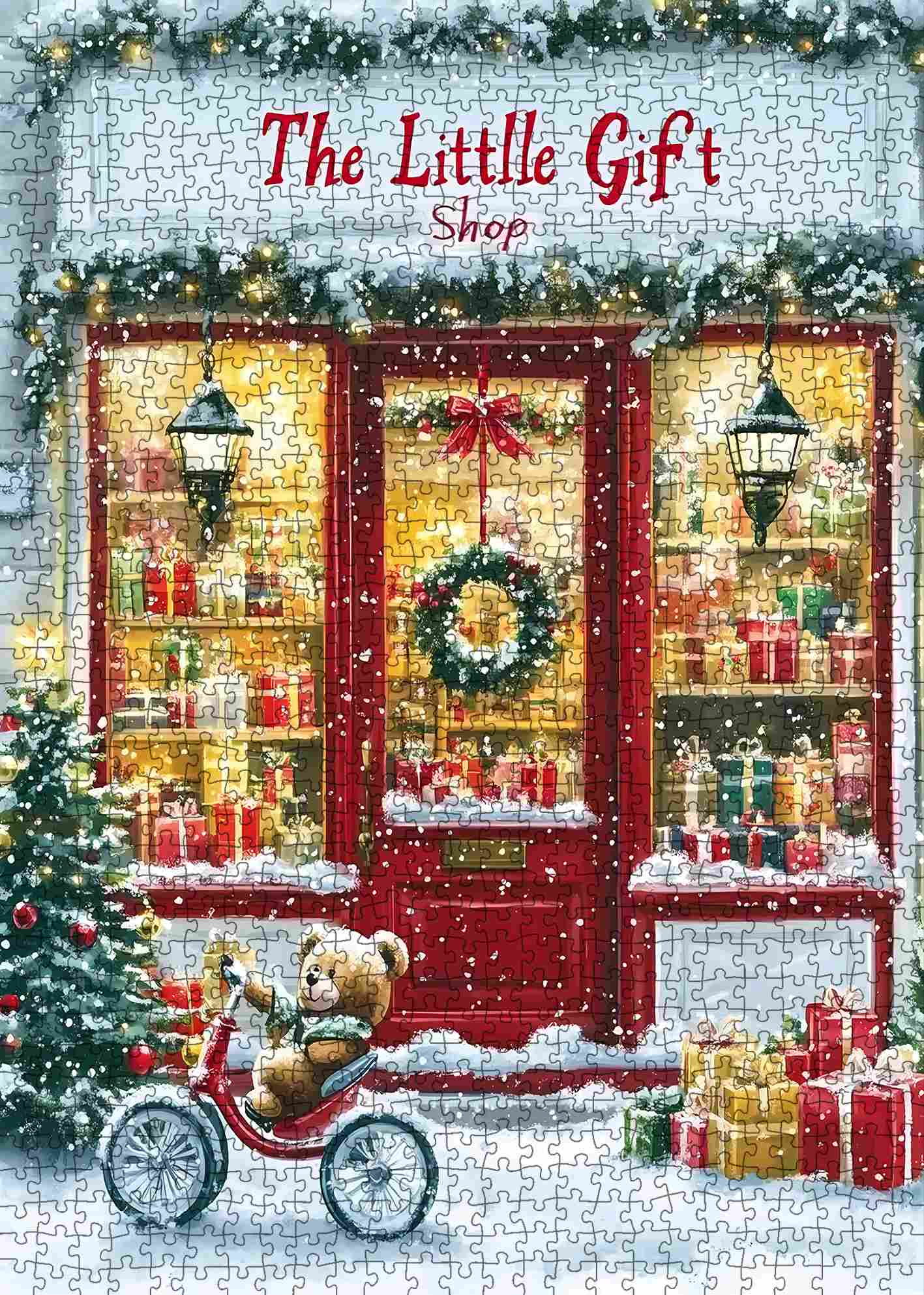 Little Christmas Gift Shop Jigsaw Puzzle