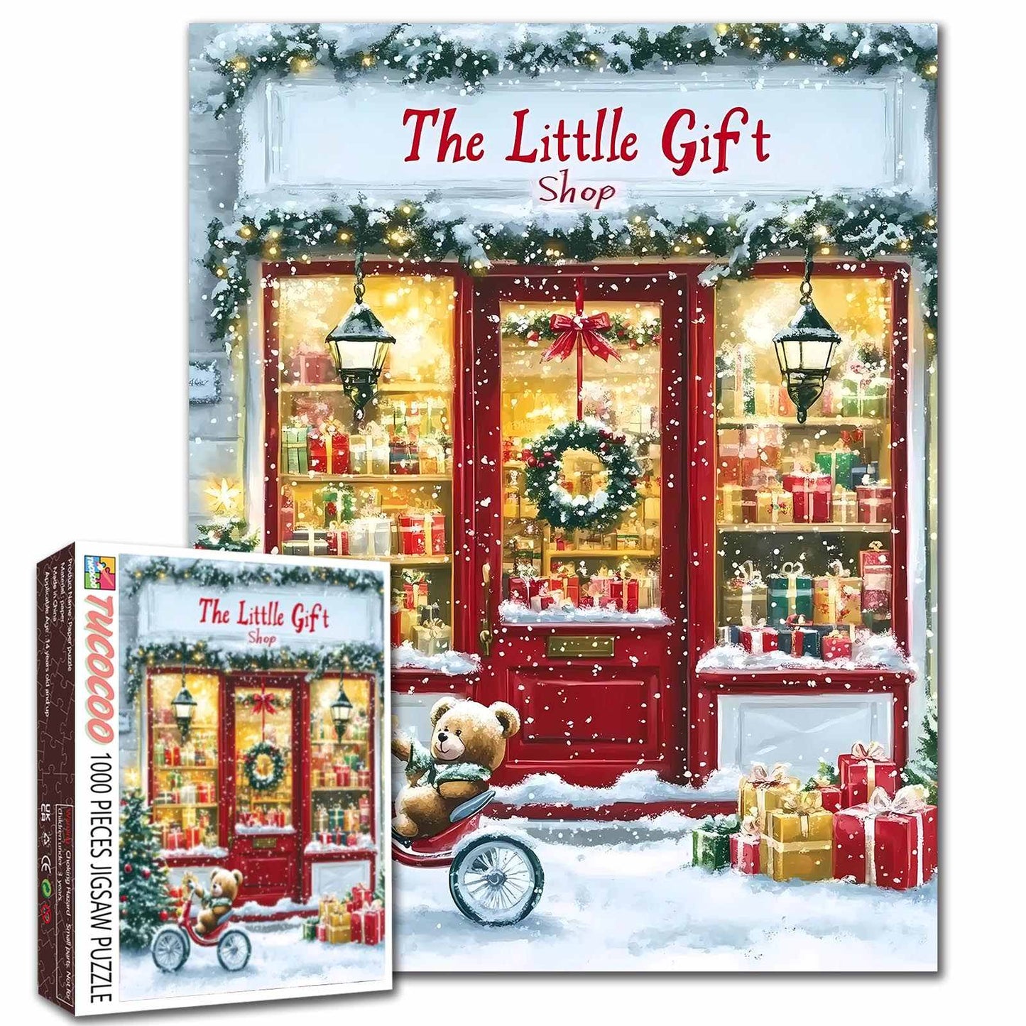 Little Christmas Gift Shop Jigsaw Puzzle
