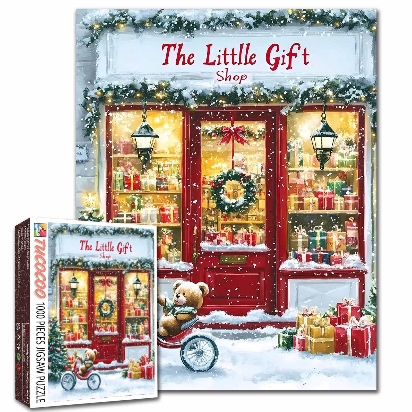 Little Christmas Gift Shop Jigsaw Puzzle