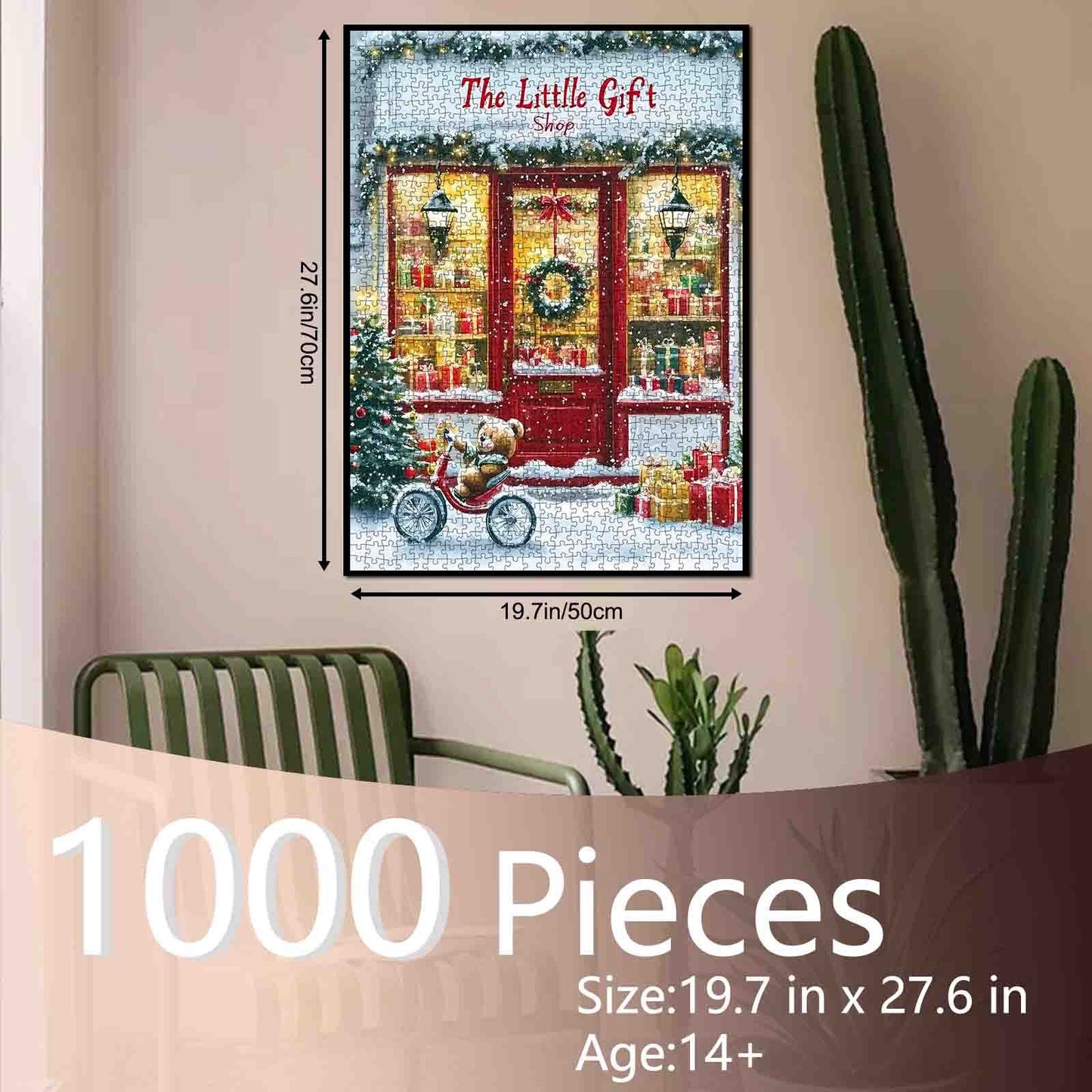 Little Christmas Gift Shop Jigsaw Puzzle