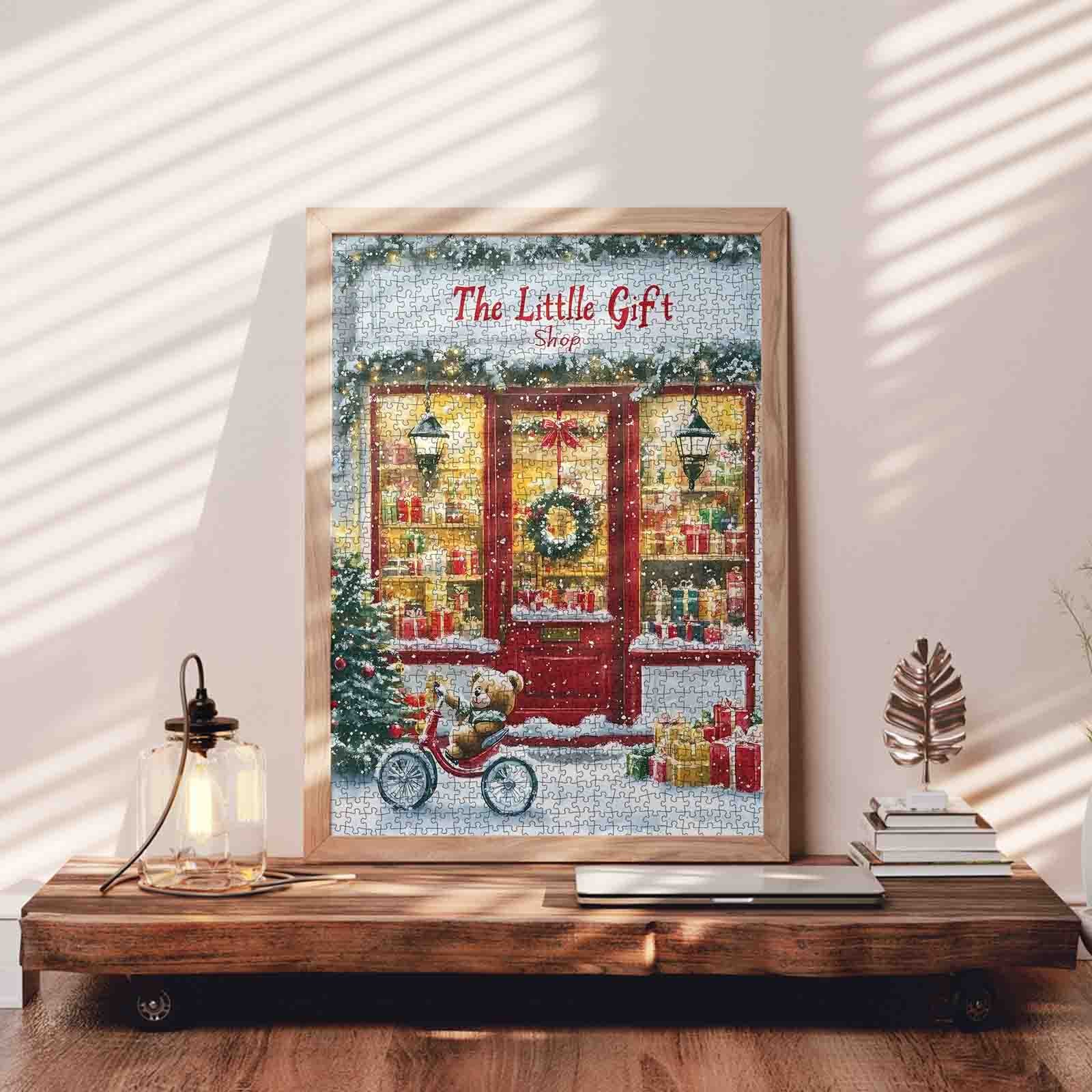 Little Christmas Gift Shop Jigsaw Puzzle