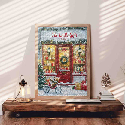 Little Christmas Gift Shop Jigsaw Puzzle