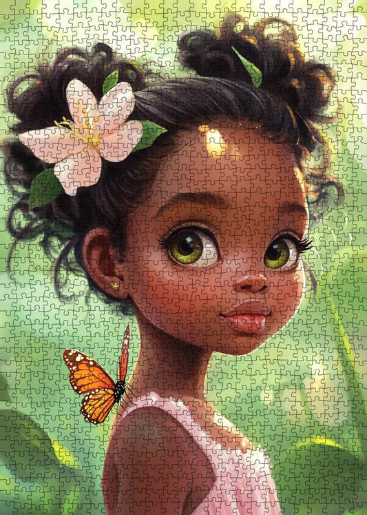 Little Garden Dream Girl Jigsaw Puzzle