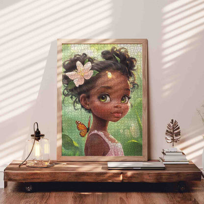 Little Garden Dream Girl Jigsaw Puzzle