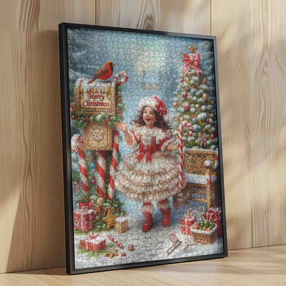 Little Girl’s Christmas Wish Jigsaw Puzzle