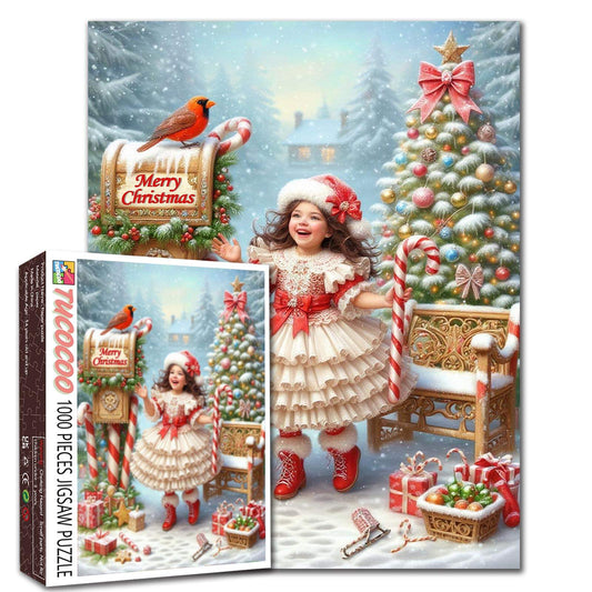 Little Girl’s Christmas Wish Jigsaw Puzzle