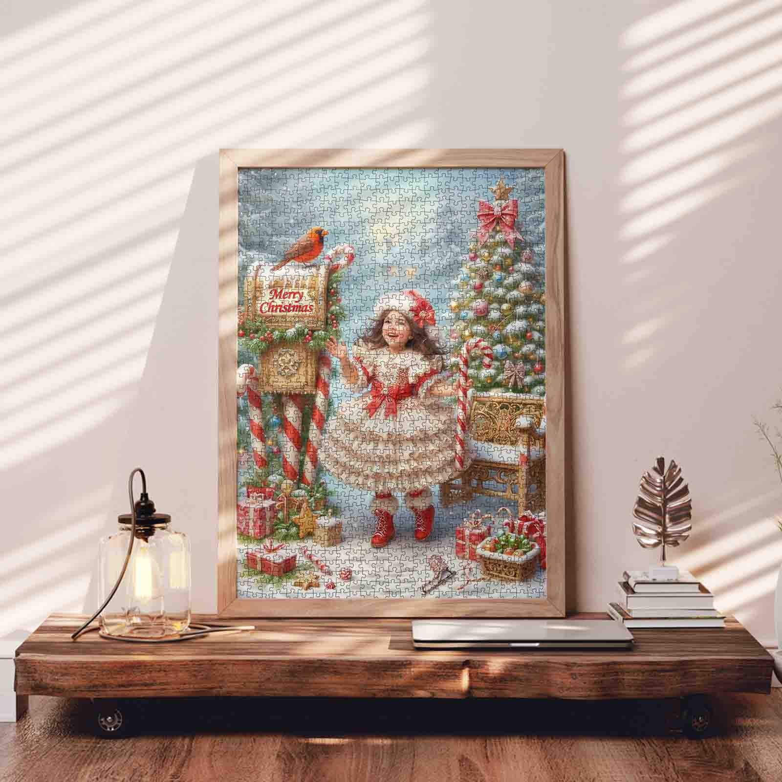 Little Girl’s Christmas Wish Jigsaw Puzzle