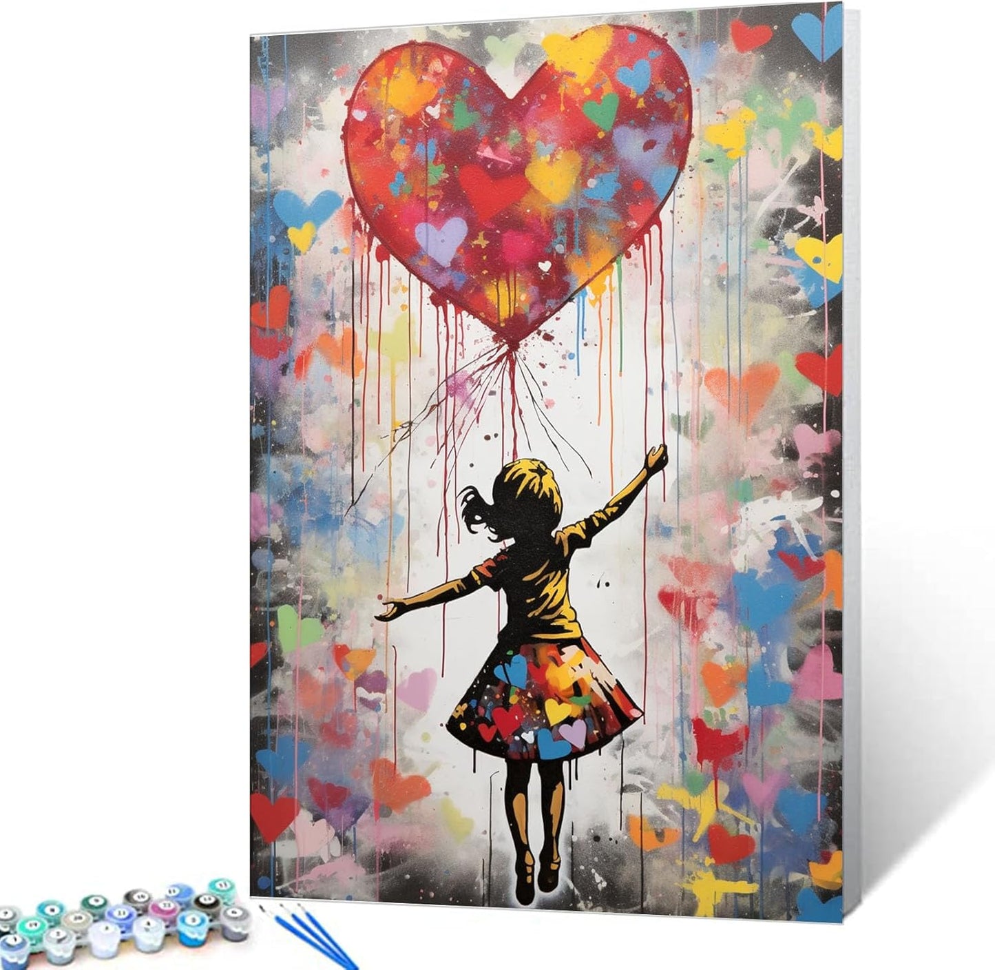 Love Balloon Paint by Numbers