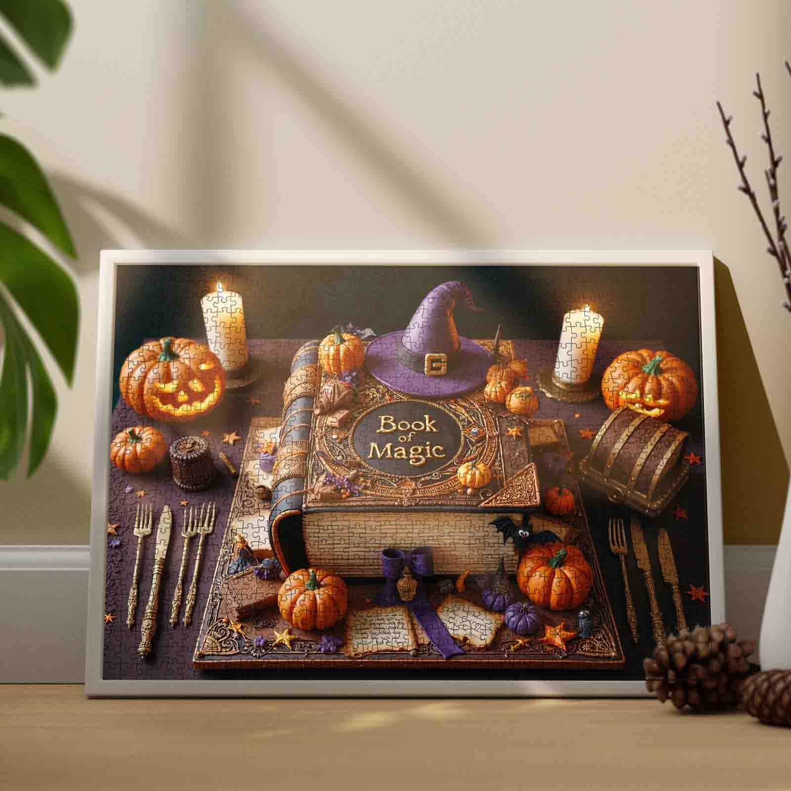 Magic Spell Book Cake Jigsaw Puzzle