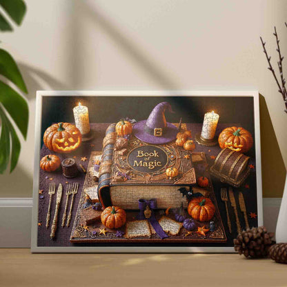 Magic Spell Book Cake Jigsaw Puzzle