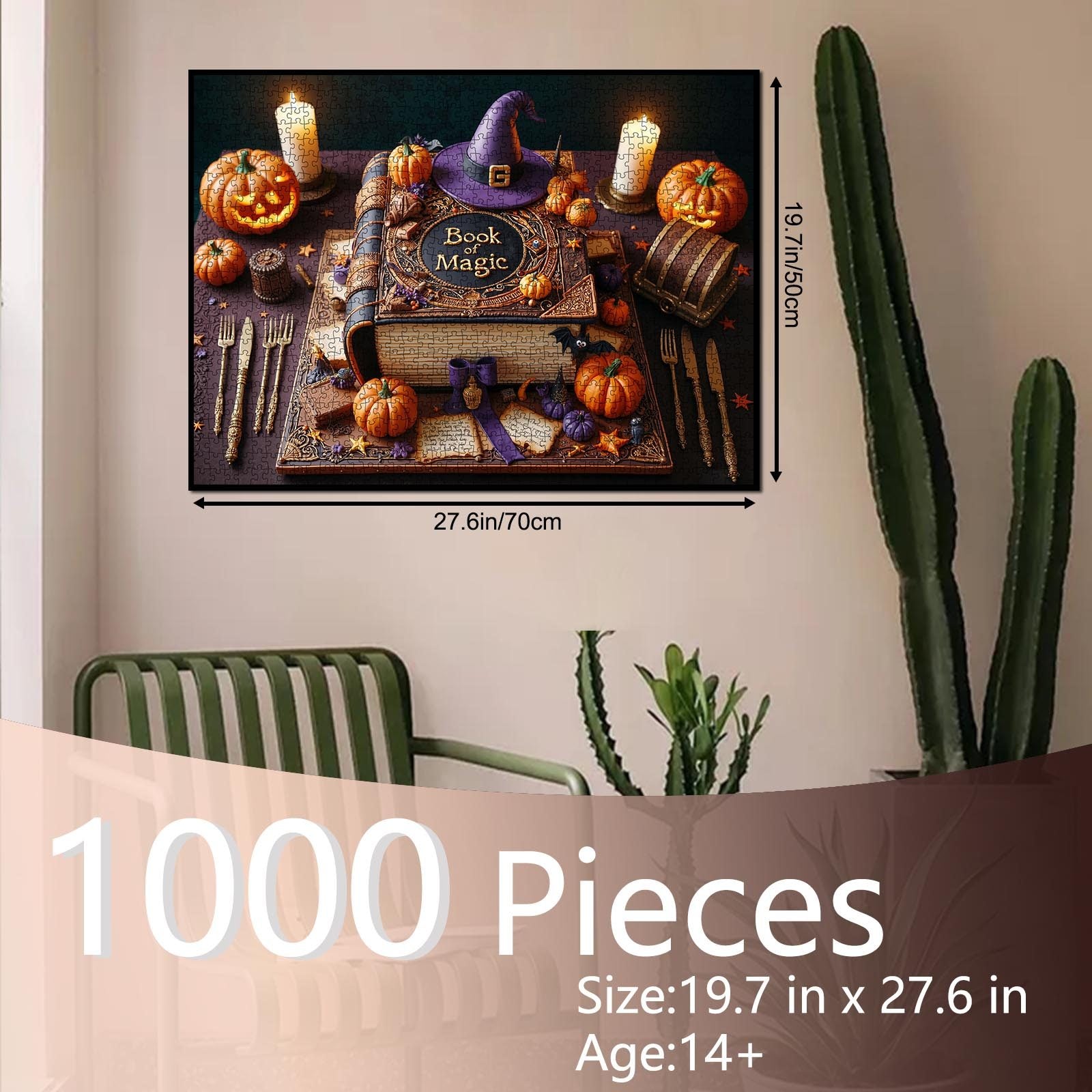 Magic Spell Book Cake Jigsaw Puzzle