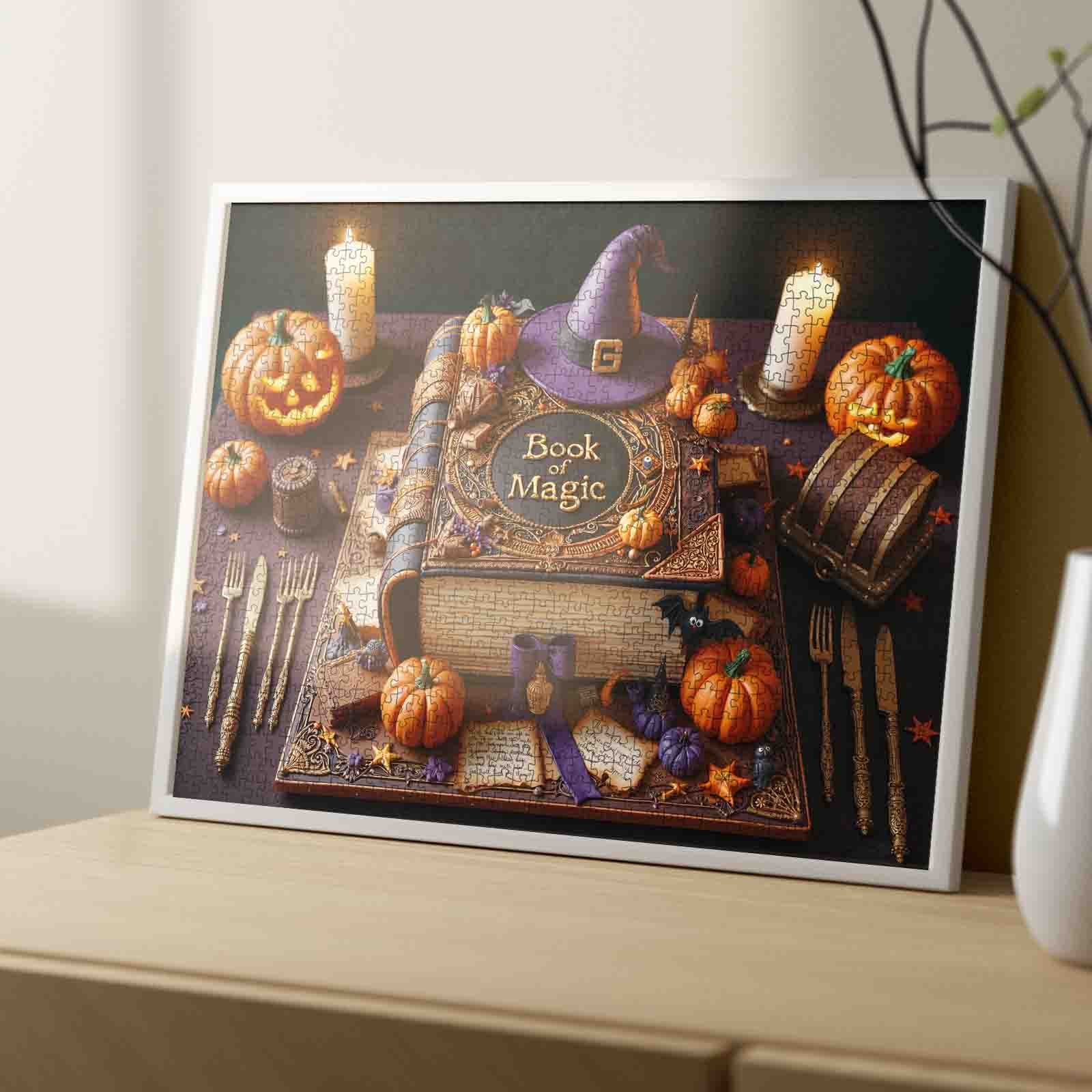 Magic Spell Book Cake Jigsaw Puzzle