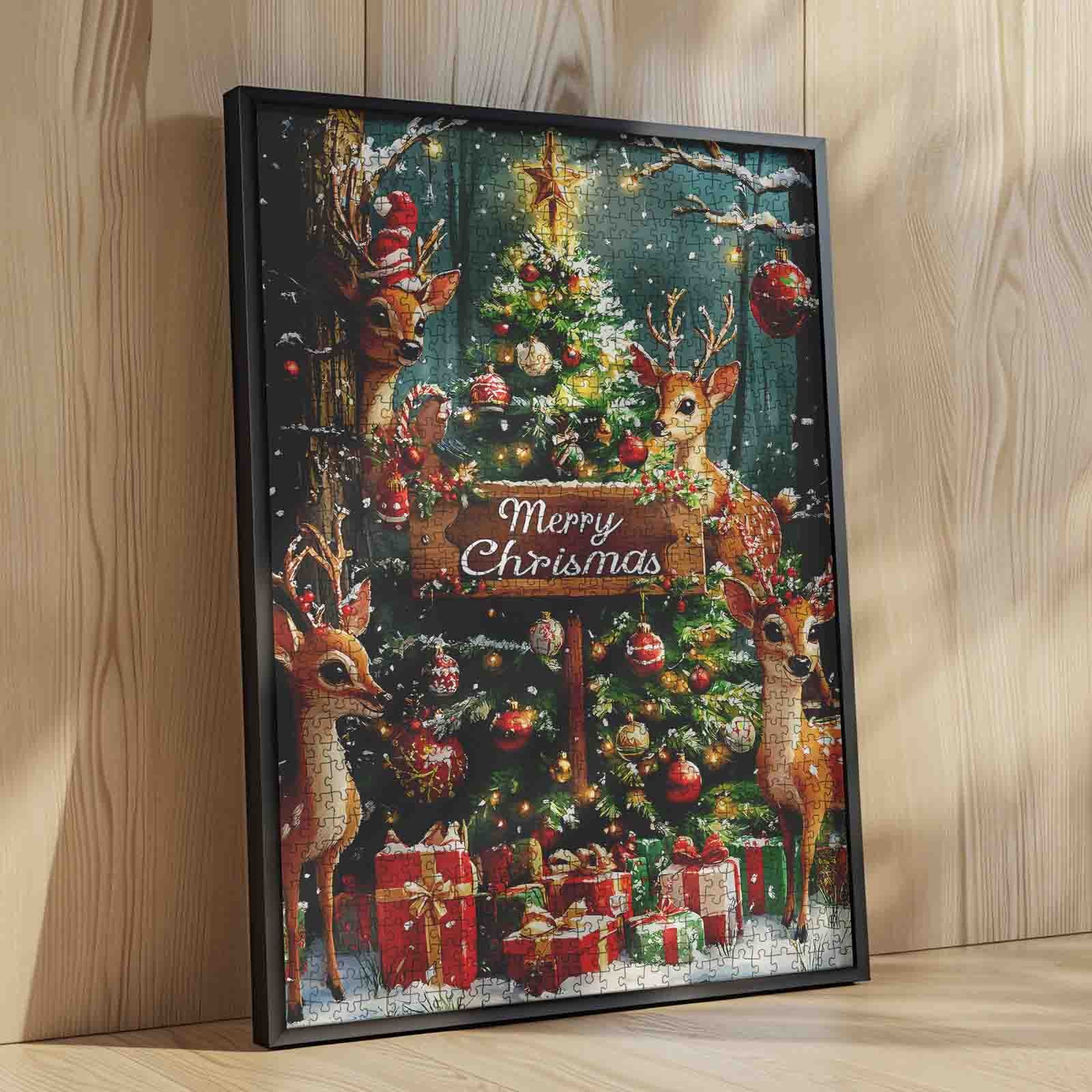Magical Reindeer Christmas Eve Jigsaw Puzzle