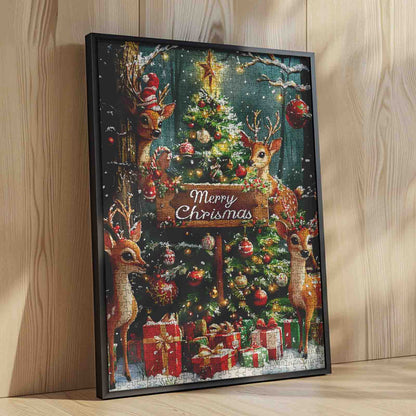 Magical Reindeer Christmas Eve Jigsaw Puzzle