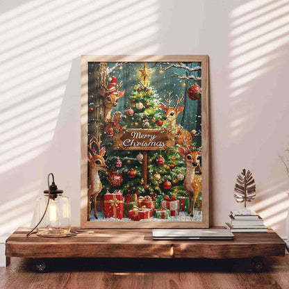 Magical Reindeer Christmas Eve Jigsaw Puzzle