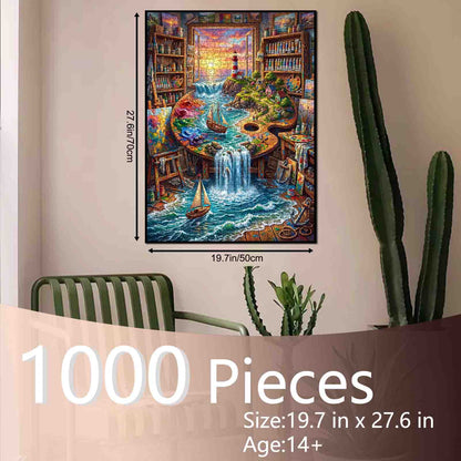 Magical Seaside Painting Studio Jigsaw Puzzle