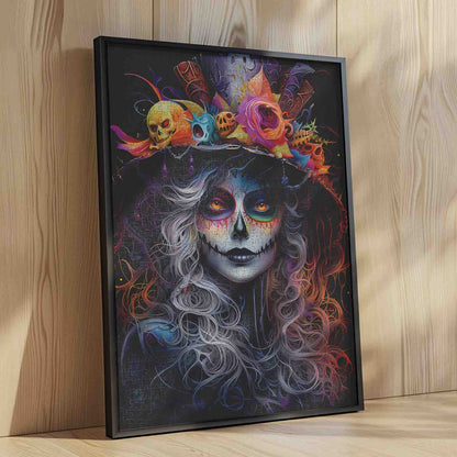 Midnight Catrina Glow Jigsaw Puzzle