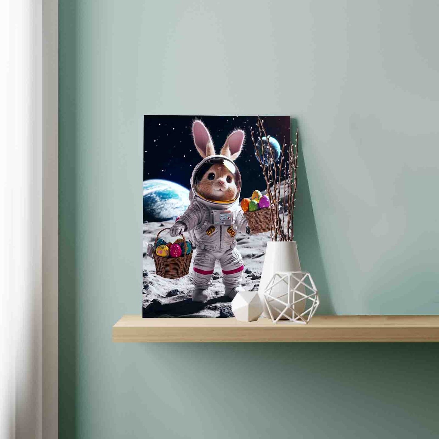 Moon Mission Bunny Paint by Numbers