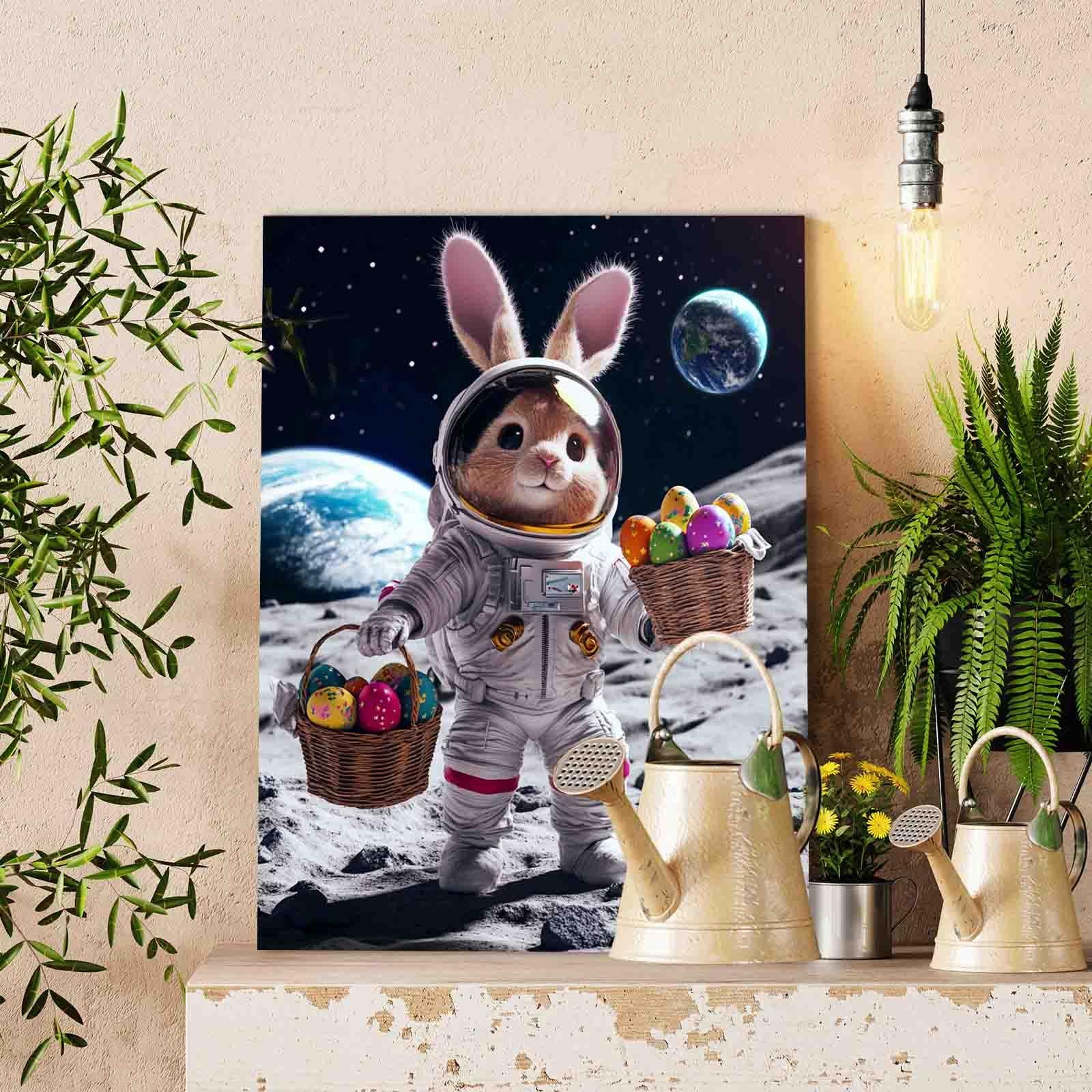 Moon Mission Bunny Paint by Numbers