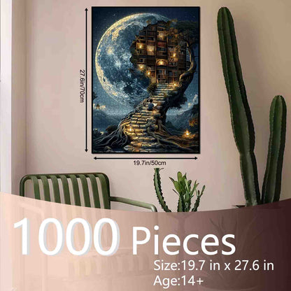Moonlight Magic Library Jigsaw Puzzle