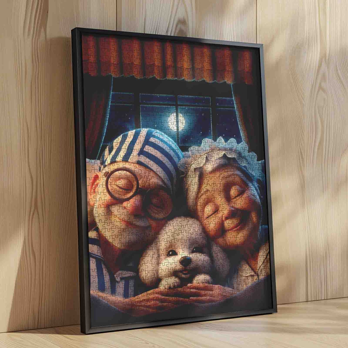 Moonlit Cozy Night Jigsaw Puzzle