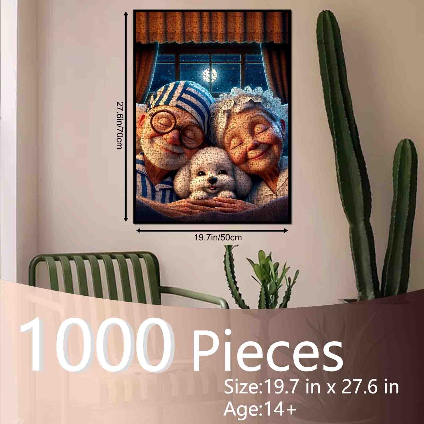 Moonlit Cozy Night Jigsaw Puzzle