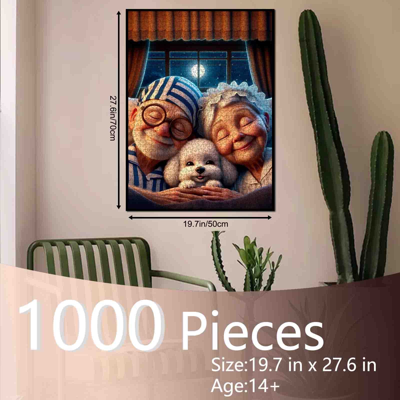 Moonlit Cozy Night Jigsaw Puzzle