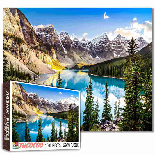 Moraine Lake Landscape Jigsaw Puzzle