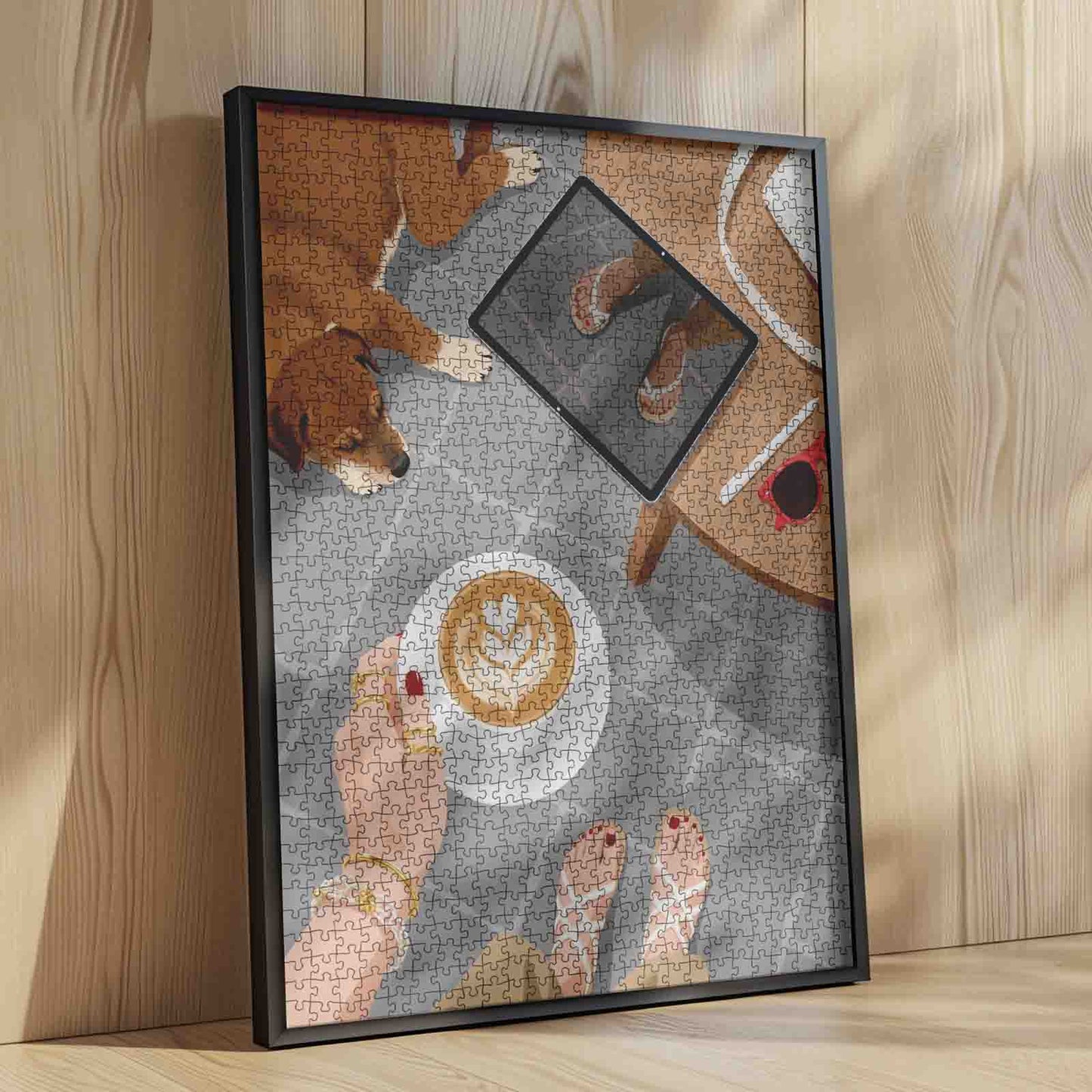 Morning Latte Moment Jigsaw Puzzle
