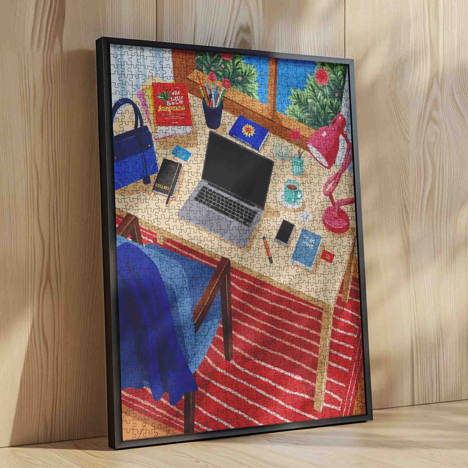 Morning Workspace Inspiration Jigsaw Puzzle