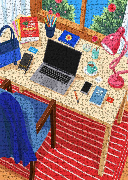 Morning Workspace Inspiration Jigsaw Puzzle