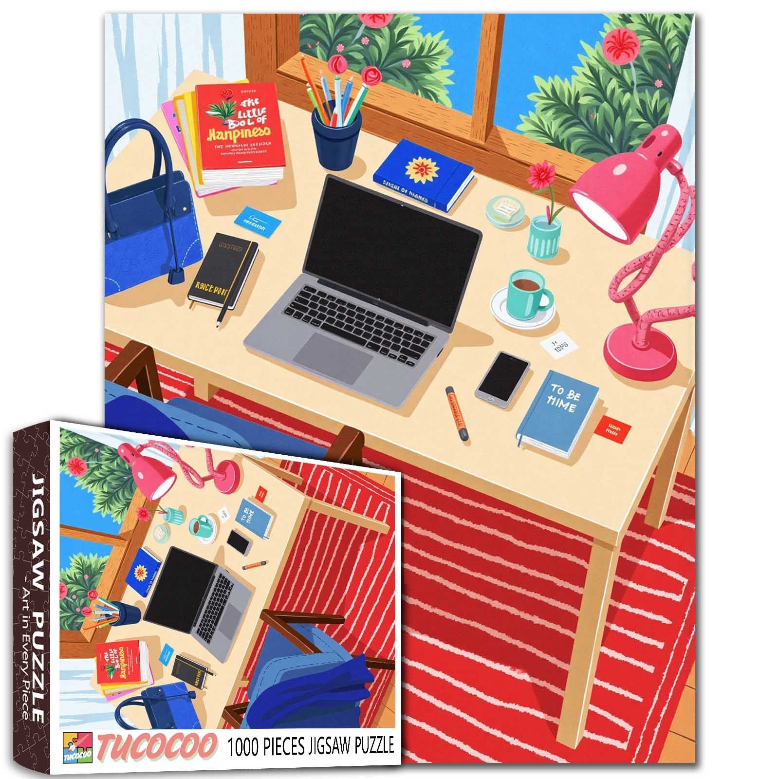 Morning Workspace Inspiration Jigsaw Puzzle