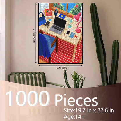 Morning Workspace Inspiration Jigsaw Puzzle