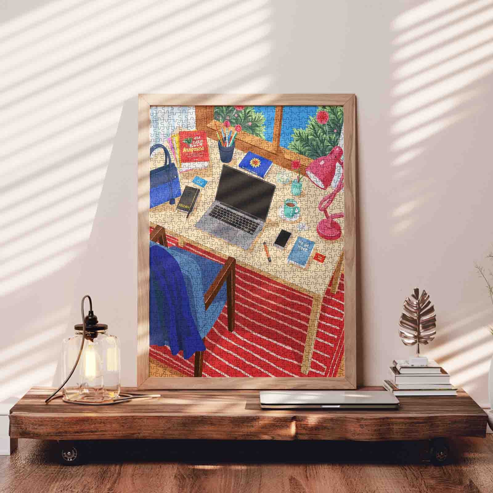 Morning Workspace Inspiration Jigsaw Puzzle