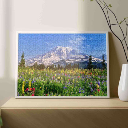 Mount Rainier Painting Jigsaw Puzzle