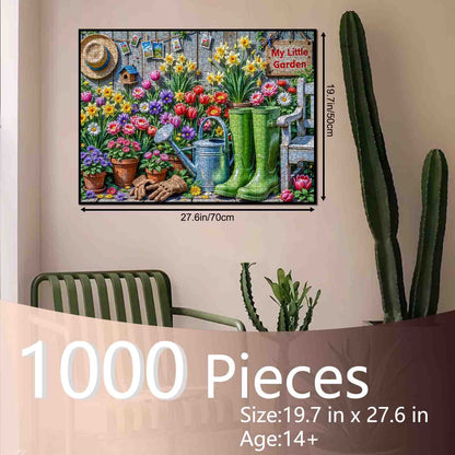 My Little Spring Flower Garden Jigsaw Puzzle