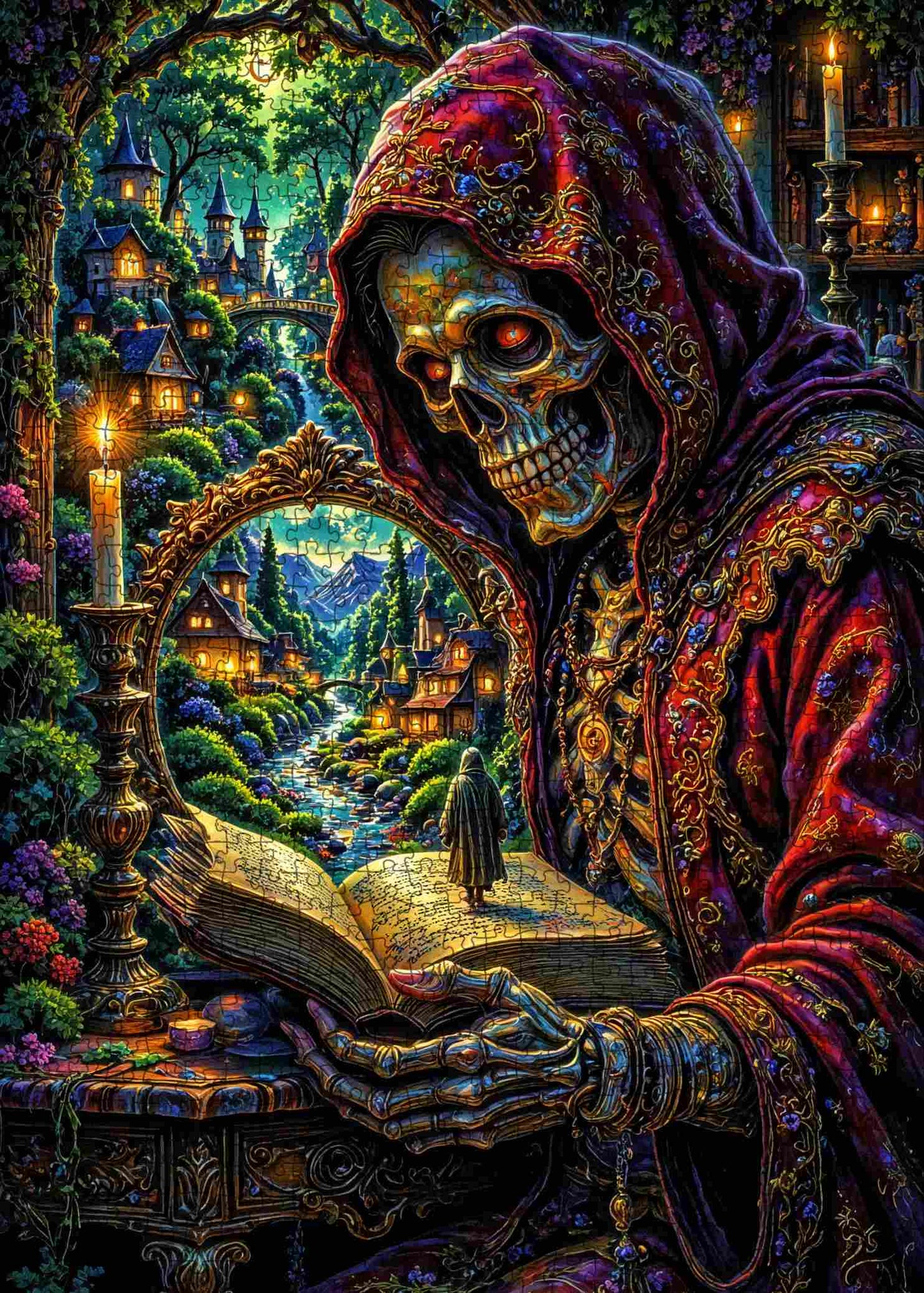Mystic Grim Reaper Fantasy Jigsaw Puzzle