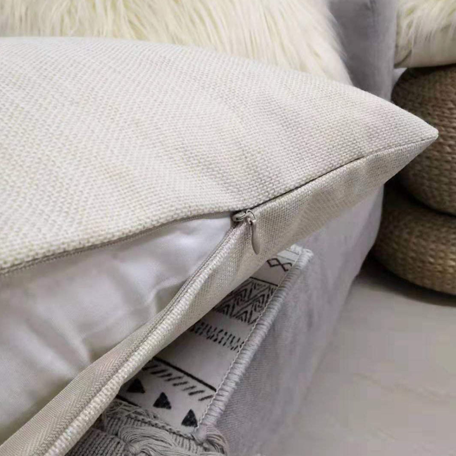 Mystic Moon Sun Boho Pillow Covers Set