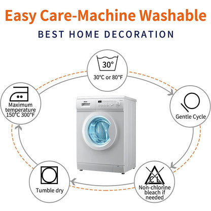 Mystic Moon Sun Boho Pillow Covers Set