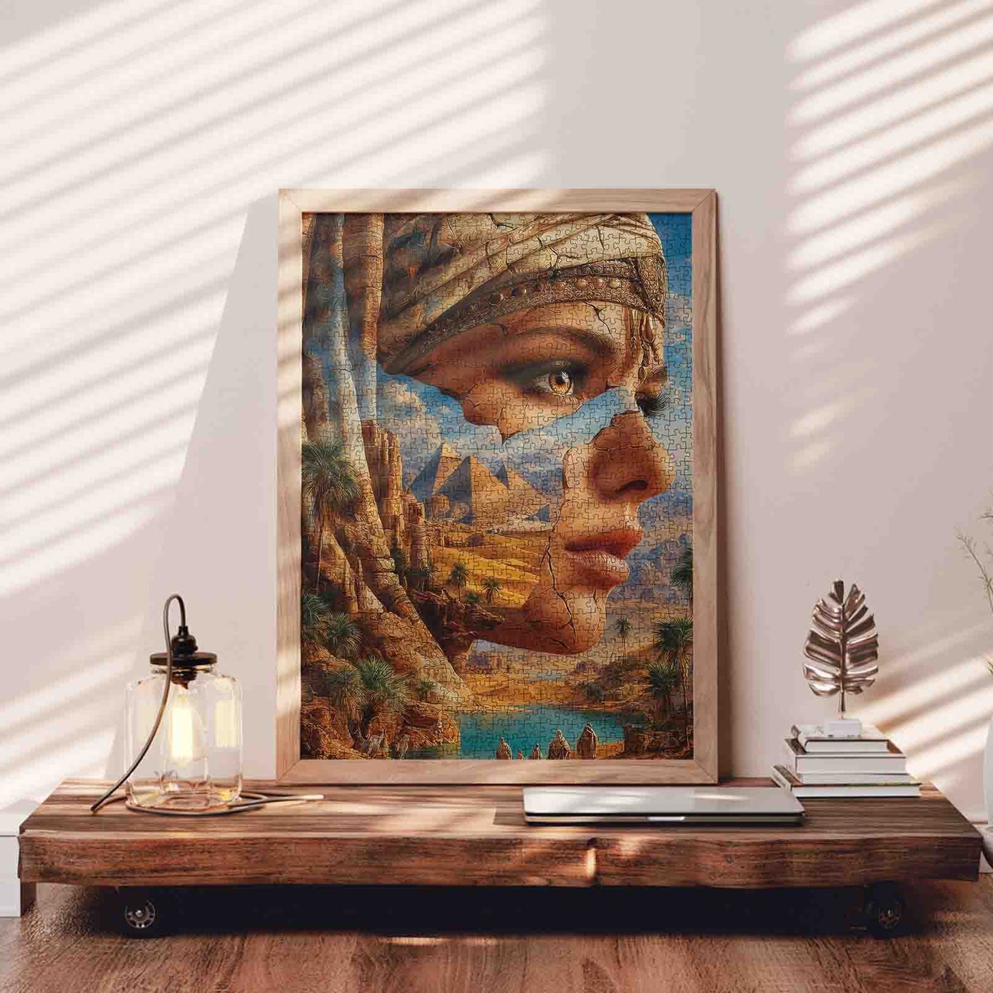 Mystical Egypt Desert Queen Jigsaw Puzzle