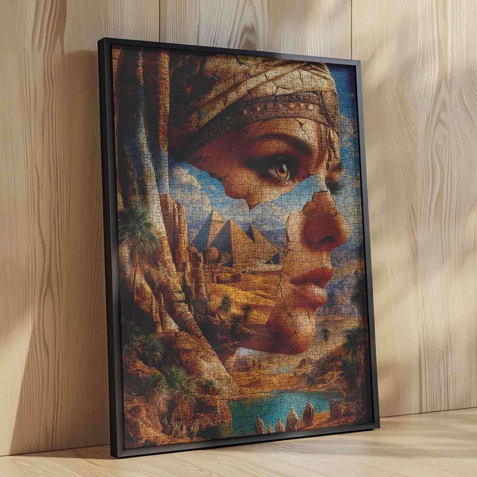 Mystical Egypt Desert Queen Jigsaw Puzzle